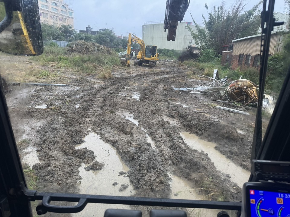 竹北市環北路拆除